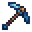 Invicon Charcoal Sand Pickaxe.png: Inventory sprite for Charcoal Sand Pickaxe in Minecraft as shown in-game linking to Charcoal Sand Pickaxe with description: Charcoal Sand Pickaxe When in Main Hand:  5 Attack Damage  1.2 Attack Speed