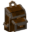 Invicon Brown Backpack.png: Inventory sprite for Brown Backpack in Minecraft as shown in-game linking to Brown Backpack with description: Brown Backpack