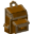 Invicon Orange Backpack.png: Inventory sprite for Orange Backpack in Minecraft as shown in-game linking to Orange Backpack with description: Orange Backpack